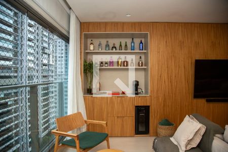 Sala de apartamento para alugar com 2 quartos, 125m² em Campo Belo, São Paulo