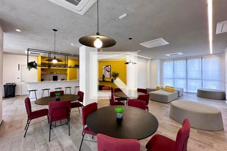 Área comum de kitnet/studio para alugar com 0 quarto, 25m² em Brooklin, São Paulo