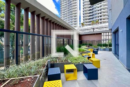Área comum de kitnet/studio para alugar com 0 quarto, 25m² em Brooklin, São Paulo