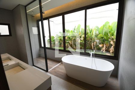 Banheiro da Suíte 1 de casa de condomínio à venda com 3 quartos, 350m² em Parque Imperador, Campinas