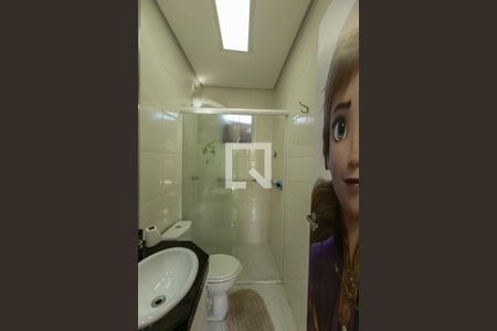 Banheiro da Suíte de casa de condomínio à venda com 3 quartos, 144m² em Cupecê, São Paulo