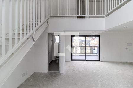 Sala/Cozinha de apartamento à venda com 1 quarto, 107m² em Vila Buarque, São Paulo