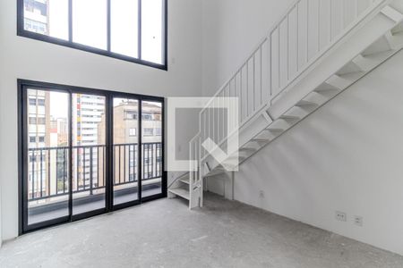 Sala/Cozinha de apartamento à venda com 1 quarto, 107m² em Vila Buarque, São Paulo