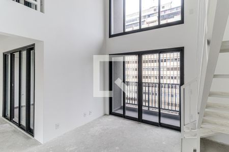 Sala/Cozinha de apartamento à venda com 1 quarto, 107m² em Vila Buarque, São Paulo