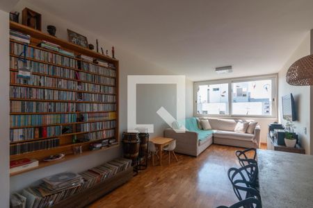 Sala de apartamento para alugar com 3 quartos, 98m² em Moema, São Paulo