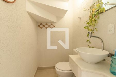 Lavabo da sala de casa de condomínio à venda com 3 quartos, 79m² em Hauer, Curitiba
