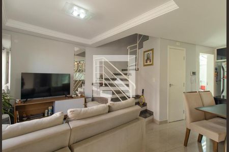 Sala de casa de condomínio à venda com 3 quartos, 79m² em Hauer, Curitiba