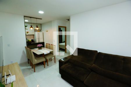 Sala de apartamento à venda com 2 quartos, 56m² em Santa Maria, Contagem