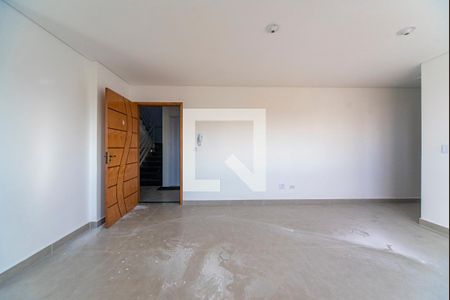 Sala de apartamento à venda com 2 quartos, 58m² em Vila Alzira, Santo André