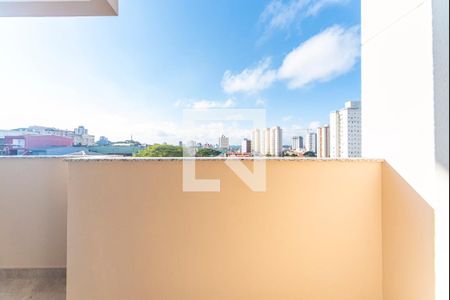 Varanda da Sala de apartamento à venda com 2 quartos, 58m² em Vila Alzira, Santo André