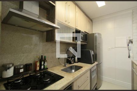Cozinha de apartamento à venda com 2 quartos, 63m² em Panamby, São Paulo