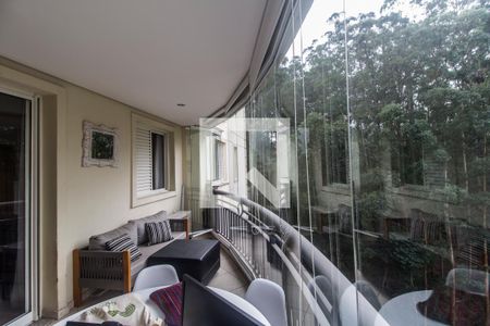 Varanda gourmet de apartamento à venda com 3 quartos, 122m² em Tamboré, Santana de Parnaíba