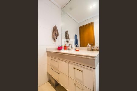 Banheiro da Suíte 2 de apartamento à venda com 3 quartos, 122m² em Tamboré, Santana de Parnaíba