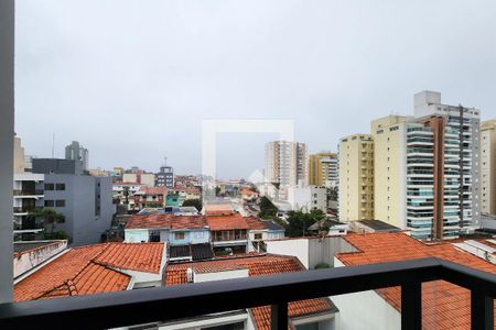 Vista da Varanda de kitnet/studio para alugar com 1 quarto, 28m² em Jardim do Mar, São Bernardo do Campo