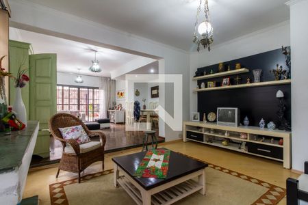 Sala de casa de condomínio à venda com 4 quartos, 279m² em Chácara Santo Antônio (Zona Sul), São Paulo