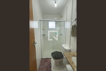 Banheiro da Suíte de apartamento para alugar com 2 quartos, 86m² em Vila Caiçara, Praia Grande