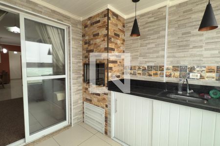 Varanda gourmet de apartamento para alugar com 2 quartos, 86m² em Vila Caiçara, Praia Grande