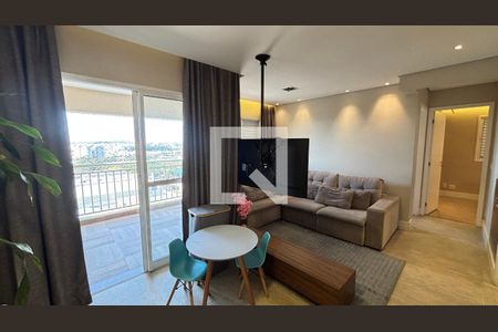 Sala de apartamento à venda com 2 quartos, 77m² em Campestre, Santo André