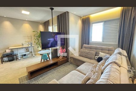 Sala de apartamento à venda com 2 quartos, 77m² em Campestre, Santo André