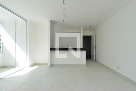 Sala de apartamento à venda com 3 quartos, 87m² em Sagrada Família, Belo Horizonte