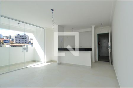 Sala de apartamento à venda com 3 quartos, 87m² em Sagrada Família, Belo Horizonte