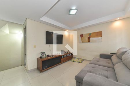 Sala de casa de condomínio à venda com 3 quartos, 96m² em Vila Guarani (zona Sul), São Paulo