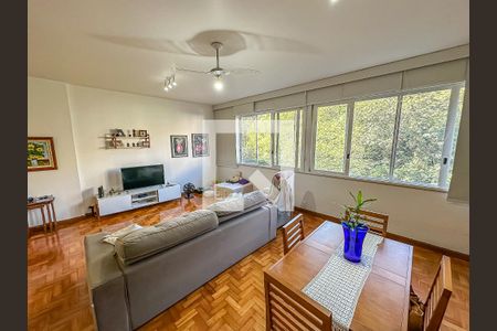 Sala de apartamento à venda com 3 quartos, 133m² em Botafogo, Rio de Janeiro