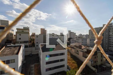 Vista da suíte  de apartamento à venda com 3 quartos, 75m² em Castelo, Belo Horizonte