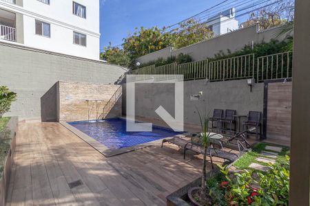 Área comum - Piscina de apartamento à venda com 3 quartos, 75m² em Castelo, Belo Horizonte
