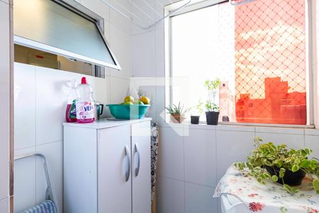 Área de serviço  de apartamento à venda com 3 quartos, 75m² em Castelo, Belo Horizonte