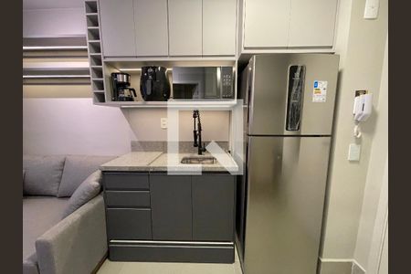 Cozinha de apartamento à venda com 1 quarto, 25m² em Vila Butantã, São Paulo