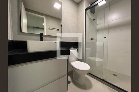 Banheiro da Suíte de apartamento à venda com 1 quarto, 25m² em Vila Butantã, São Paulo