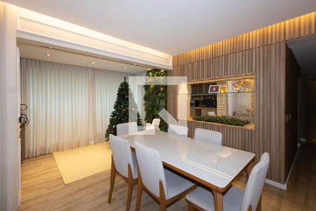 Sala de Jantar de apartamento à venda com 3 quartos, 92m² em Vila da Serra, Nova Lima