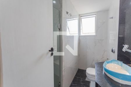 Banheiro da Suíte de apartamento para alugar com 3 quartos, 90m² em Funcionários, Belo Horizonte