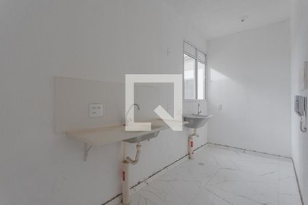 Cozinha e Área de Serviço de apartamento à venda com 2 quartos, 42m² em Passo das Pedras, Porto Alegre