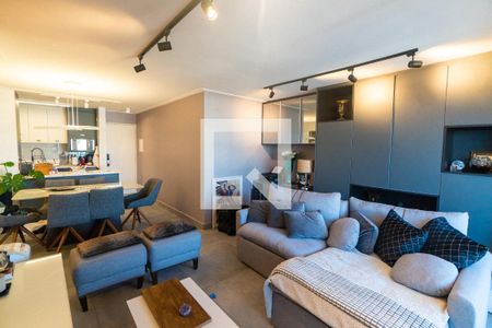 Sala de apartamento à venda com 3 quartos, 87m² em Vila Campestre, São Paulo