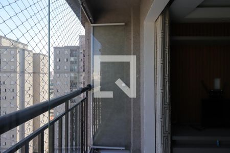 Varanda da Sala de apartamento à venda com 2 quartos, 50m² em Vila Metalúrgica, Santo André