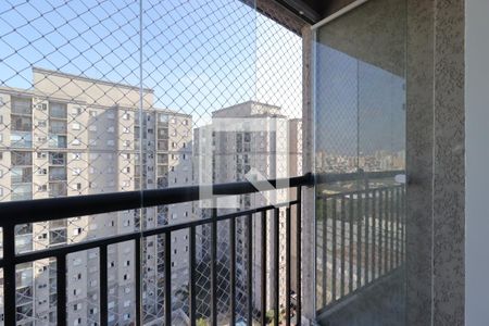 Varanda da Sala de apartamento à venda com 2 quartos, 50m² em Vila Metalúrgica, Santo André