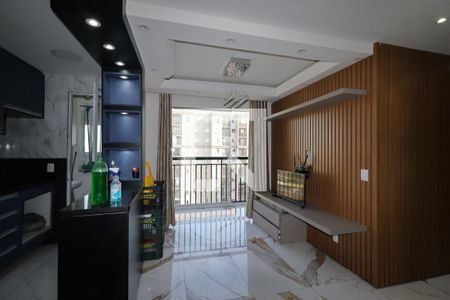 Sala de apartamento à venda com 2 quartos, 50m² em Vila Metalúrgica, Santo André