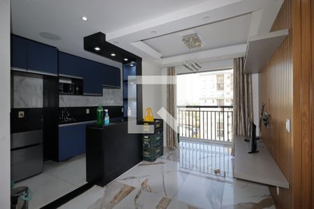 Sala de apartamento à venda com 2 quartos, 50m² em Vila Metalúrgica, Santo André