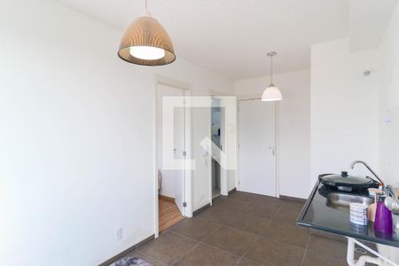 Sala/Cozinha de apartamento para alugar com 1 quarto, 24m² em Santo Amaro, São Paulo