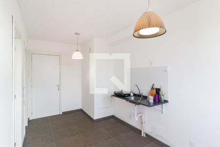 Sala/Cozinha de apartamento para alugar com 1 quarto, 24m² em Santo Amaro, São Paulo