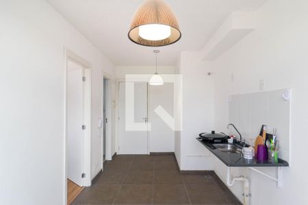 Sala/Cozinha de apartamento para alugar com 1 quarto, 24m² em Santo Amaro, São Paulo