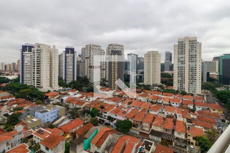 Sala - Vista de apartamento para alugar com 2 quartos, 50m² em Santo Amaro, São Paulo