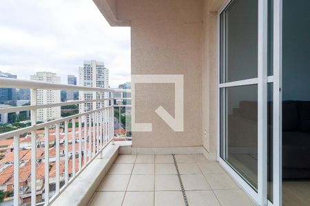 Sala - Varanda de apartamento para alugar com 2 quartos, 50m² em Santo Amaro, São Paulo