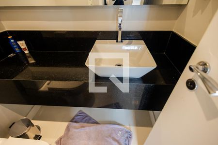 Lavabo de apartamento à venda com 1 quarto, 75m² em Jardim, Santo André