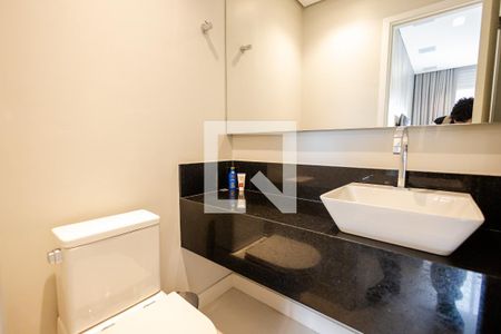 Lavabo de apartamento à venda com 1 quarto, 75m² em Jardim, Santo André