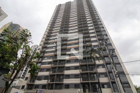 Fachada do Prédio de apartamento para alugar com 1 quarto, 27m² em Campo Belo, São Paulo