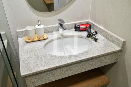 Banheiro de kitnet/studio à venda com 1 quarto, 29m² em Vila Mariana, São Paulo