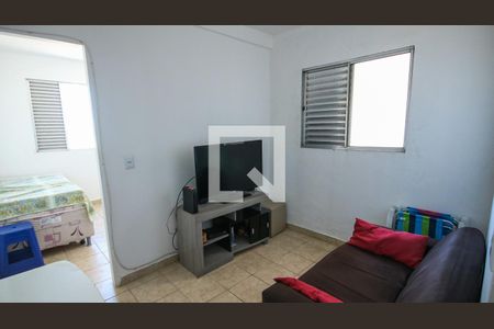Sala de apartamento para alugar com 1 quarto, 35m² em Guilhermina, Praia Grande